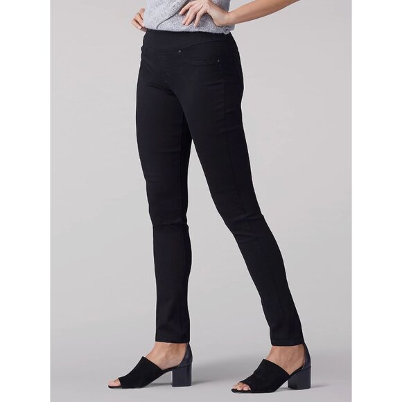 Lee - Sculpting - Slim Fit Skinny Mid-Rise Pull-On Jean - 16 Long - Picture 3 of 12